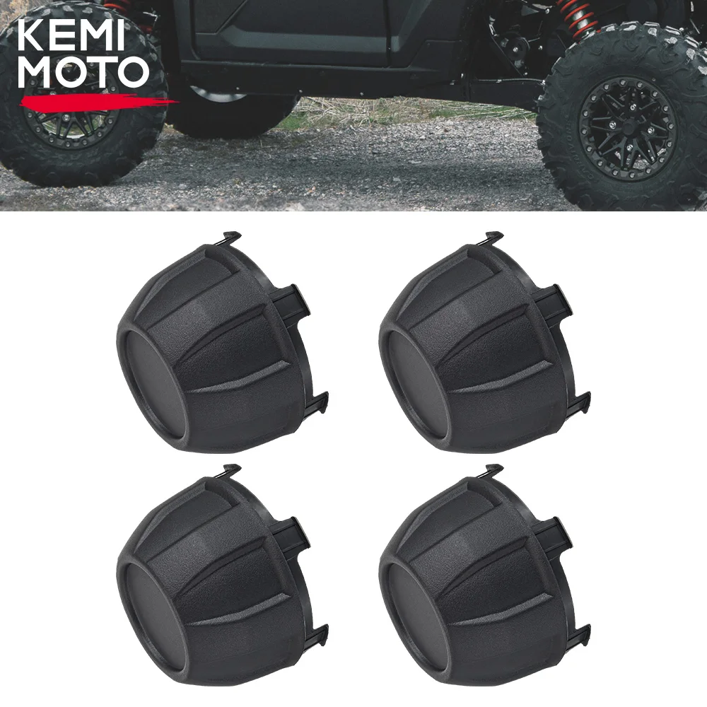 

KEMIMOTO UTV 4PCS Dust Tire Wheel Center Hub Cap Covers #11065-1341 Compatible with Kawasaki Teryx KRX 1000 2020 2021 2022 2023