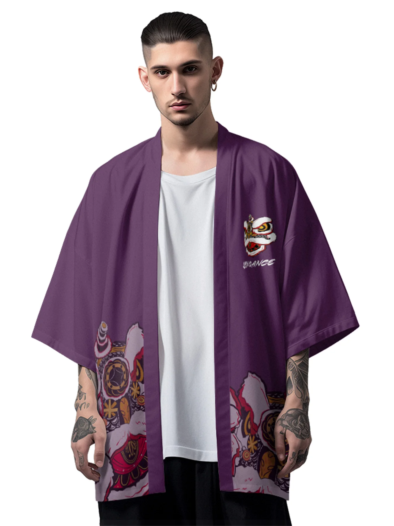 Summer Kimono Hawaiian Shirt Men Dragon Kimono Streetwear Cardigan Beach Bathrobes Popular Haori Women Yukata Japanese Clothes