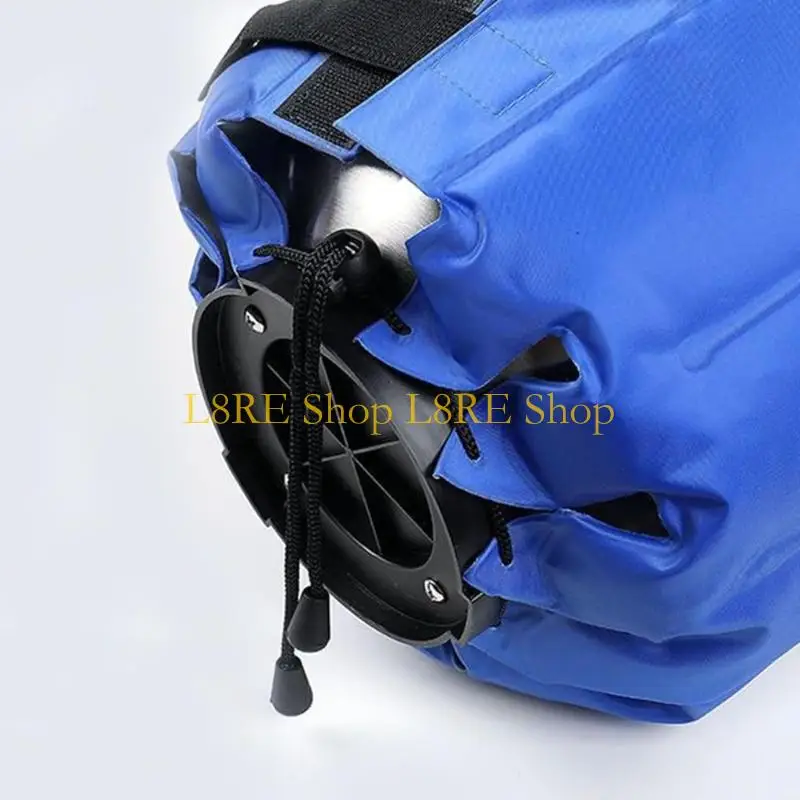 

L8RE Сумка для ведра для льда с мягкой гелевой изоляцией Сумка-холодильник с нейлоновой текстурой Подходит для вина, изделий, на