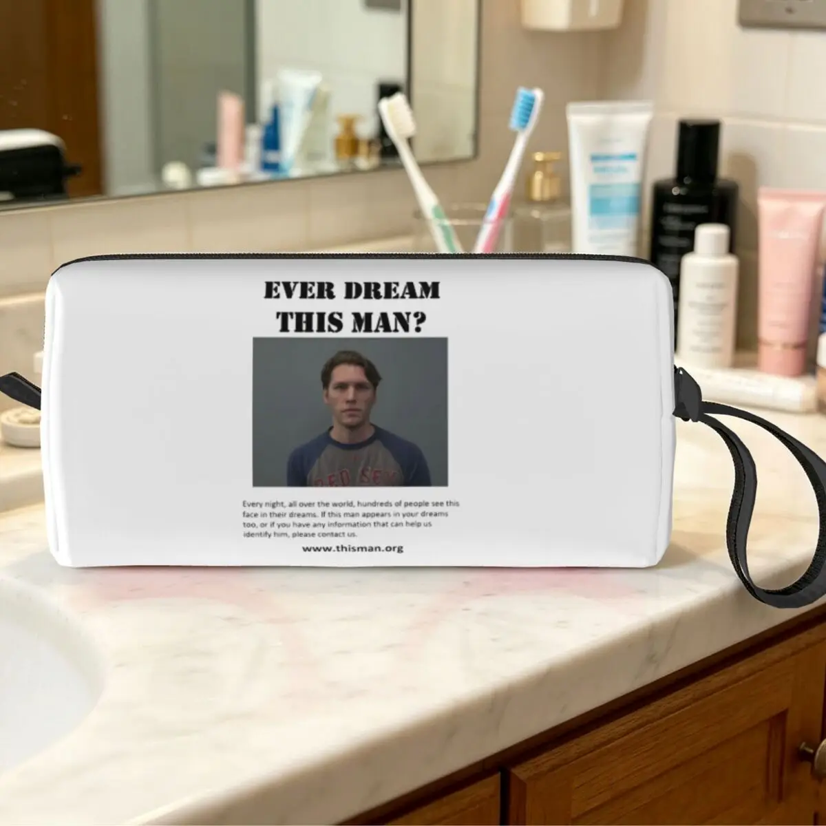 Ever Dream This Jerma Makeup Bag Cosmetic Organizer Storage Dopp Kit for Women Beauty Travel Pencil Case