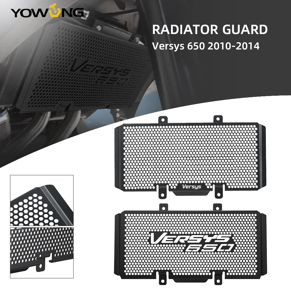 

Motorcycle Accessories Aluminium Radiator Grill Guard Tank Protection For Kawasaki Versys 650 Versys650 2010 2011 2012 2013 2014