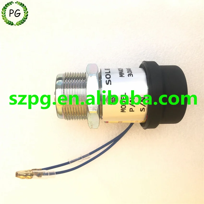 12V 30A87-00060 30A8700060 Fuel Shuoff Solenoid for Mitsubishi Engine K3B K3E K4D S3L S3L2Y1