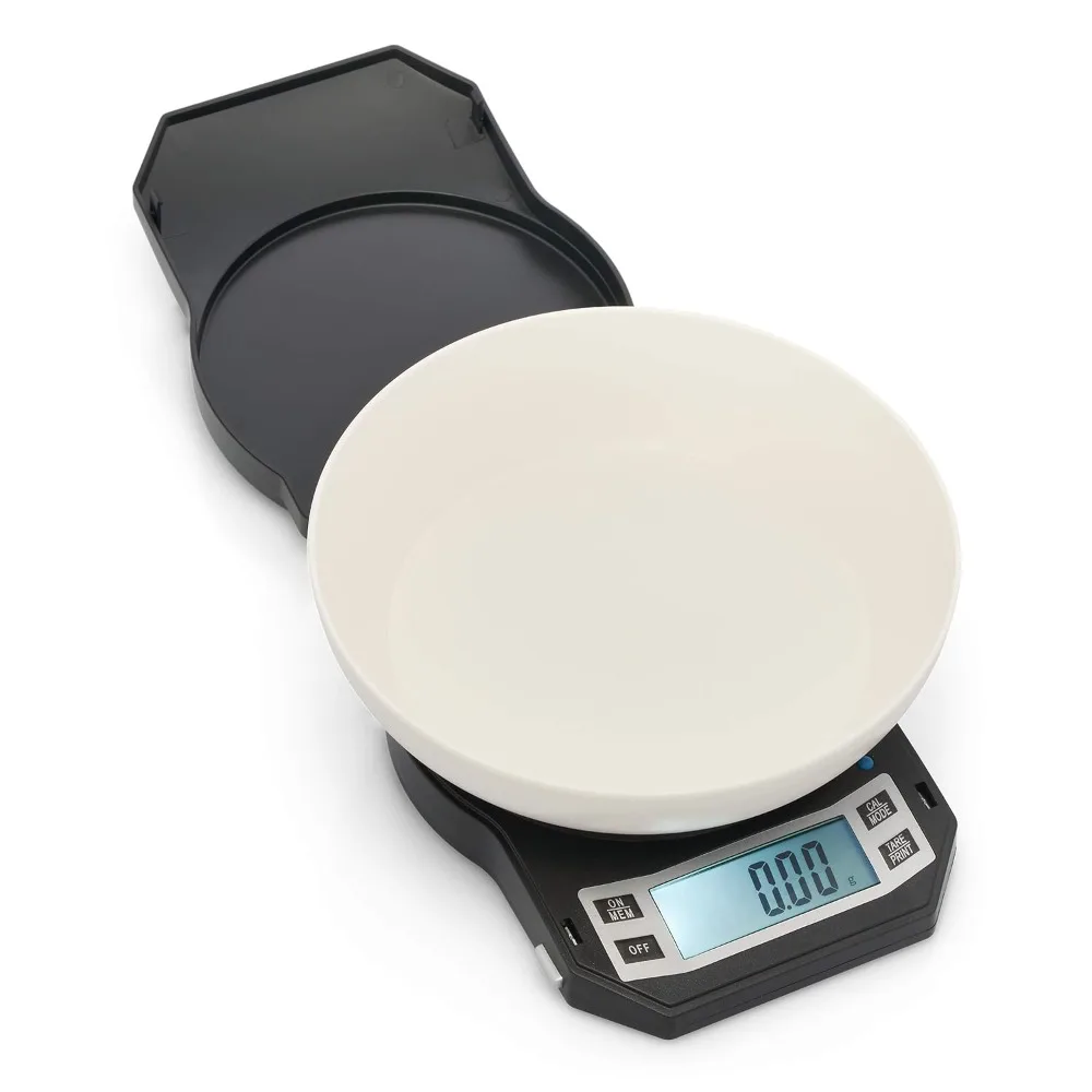 

Weigh Scales Precision Digital Kitchen Weight Scale, Food Measuring Scale, Backlit LCD Screen 500g x 0.01g (Black)