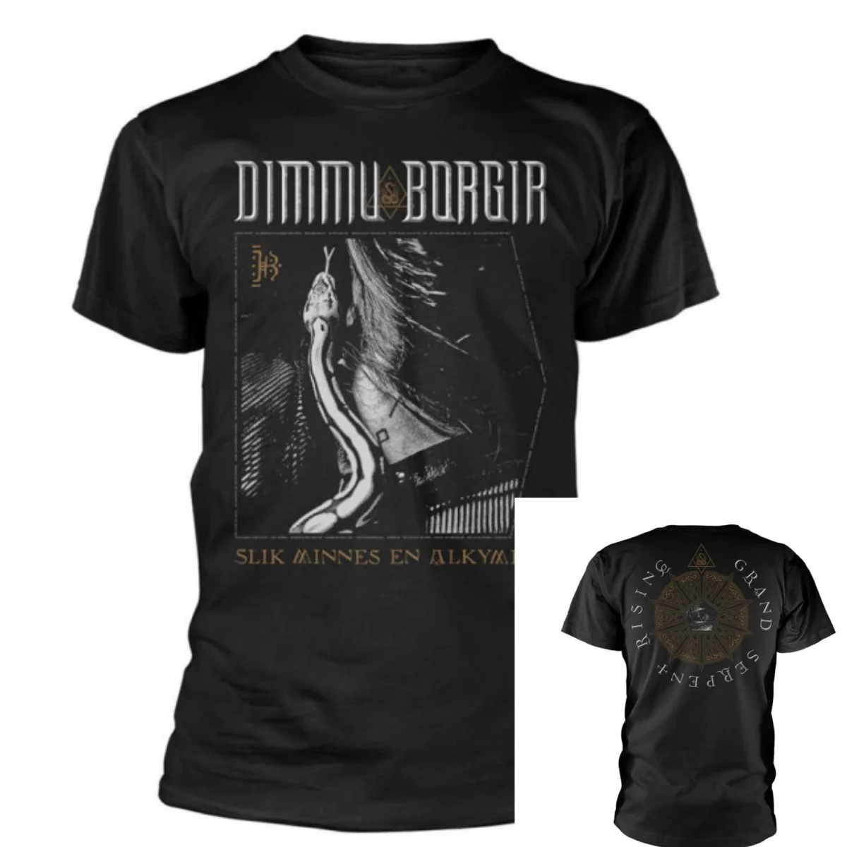 DIMMU BORGIR  Slik Minnes En Alkymist Band T-Shirt Cotton Graphic Tee Men Women Summer Streetwear