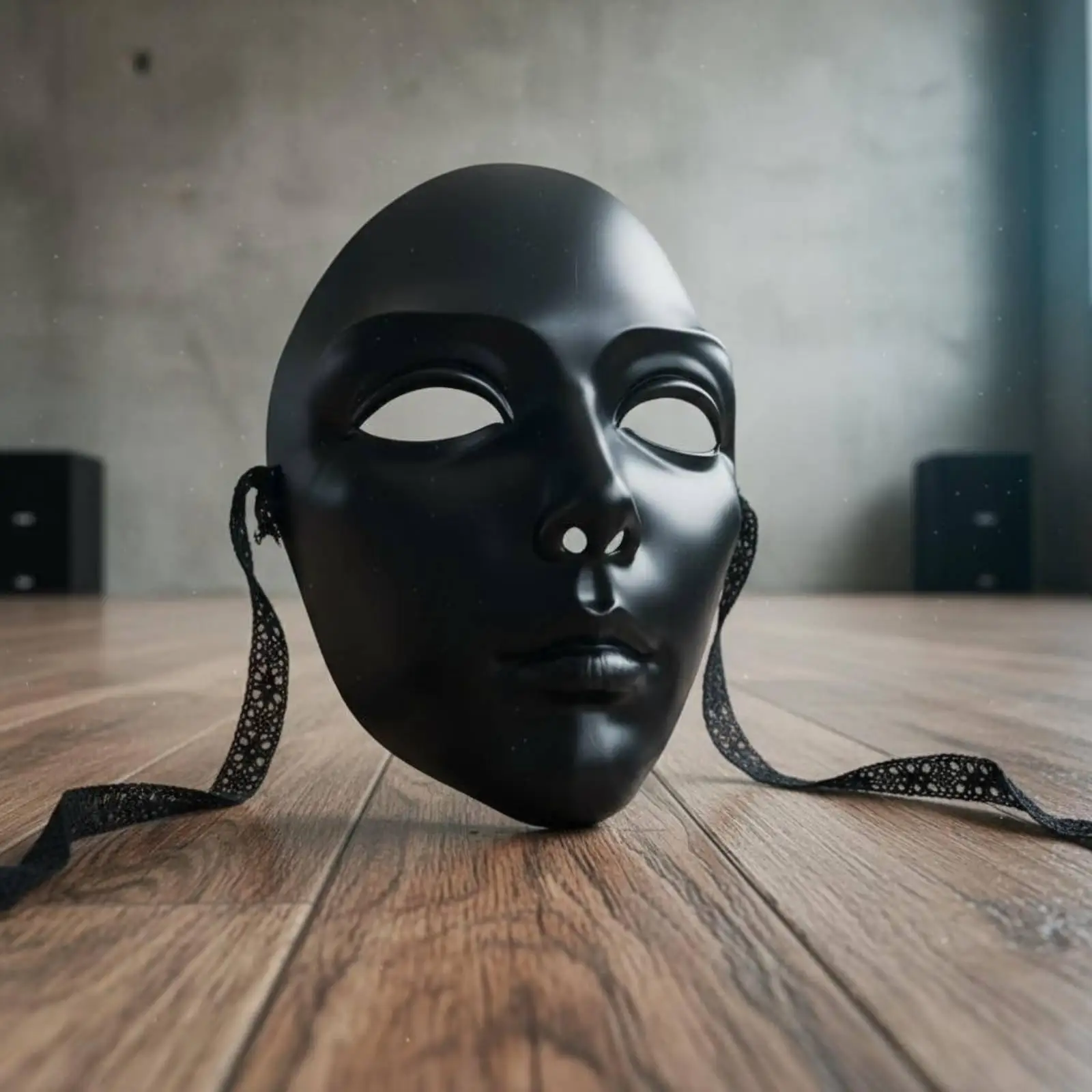 Adjustable Elastic Halloween Face Mask for Teens Adults Carnival Party Wear