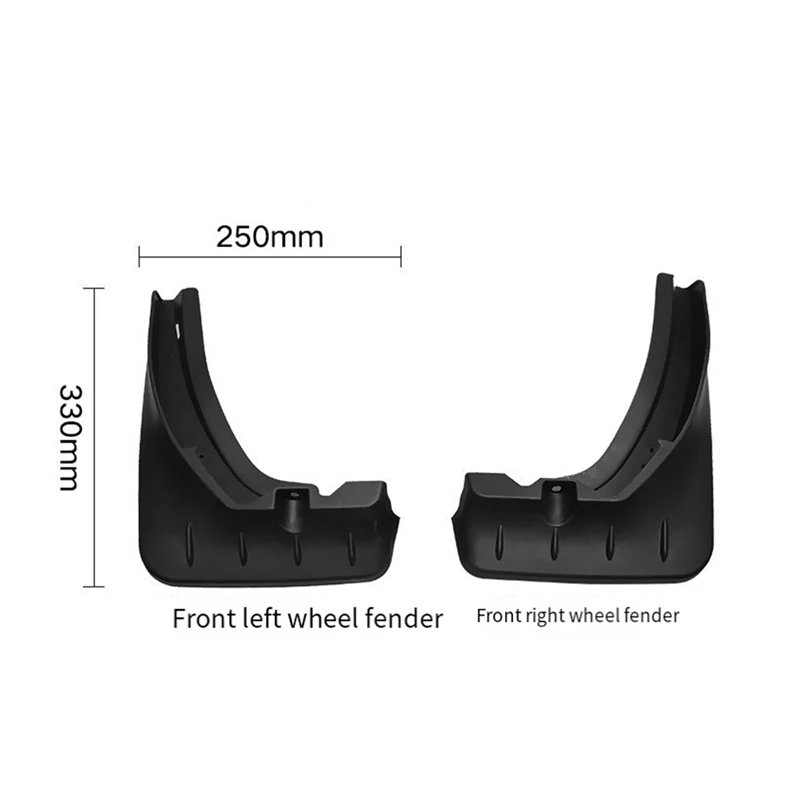 4PCS Car Mudguard Mud Flaps Splash Mud Guard Fender For Porsche Cayenne 2018-2021 Car Accessories image 6