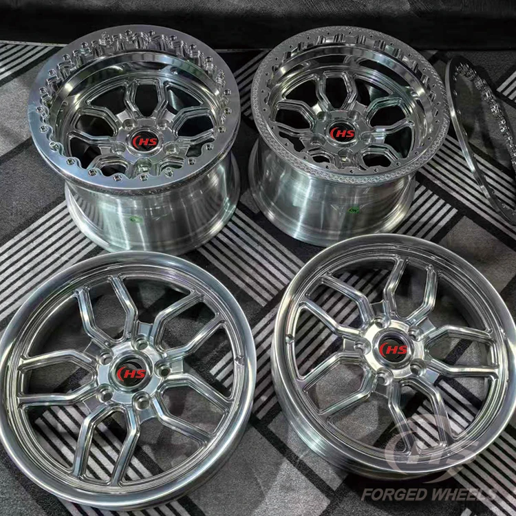 

Custom 15" 17" 18" 20" Polished Off-road Forged Monoblock Beadlock Wheels Rims Truck Pickup for ATV&UTV Nissan GTR M340i BMW F82