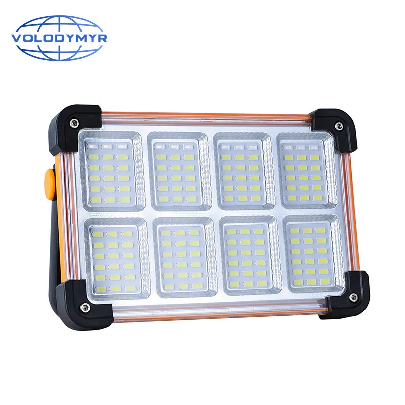 VOLODYMYR Solar Camping Lamp Portable Multi-Function Emergency Stall Floodlight Handheld Solar Camping Light Outdoor Lighting