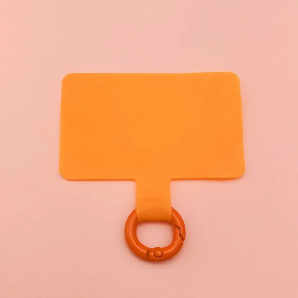 Anti-lost Phone Lanyard Gasket Attachment Metal Backle Mobile Tether Pad Durable Detachable Mobile Phone Patch Hanging Cord