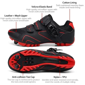 Giày sneaker đi xe đạp nam MTB Giày non -slip Clip Mountain Bike Bike Sneakers Autobloqueing SPD Giày đi xe đạp cho Shimano 10 Giày ba môn phối hợp bán hàng chính - №8