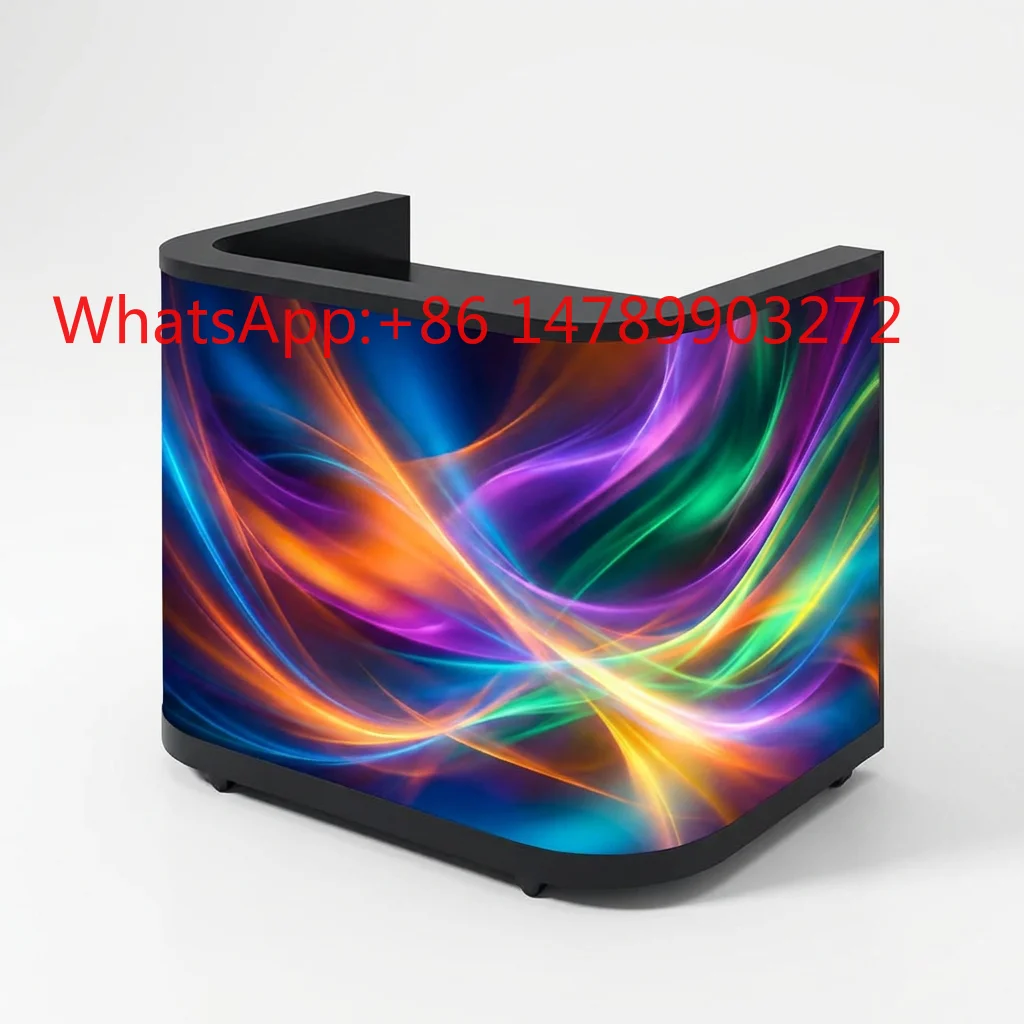 SDK Supported Custom Shaped LED DJ Booth Retail Airport Festival Digital Poster Screen