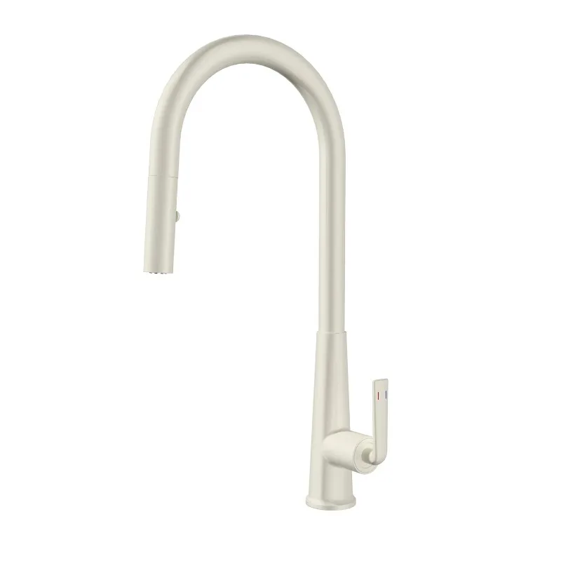 Superior Quality Faucet Kitchen Cold and Hot Fine Copper Sink Faucet Long Neck Kitchen Faucet for Home Use
