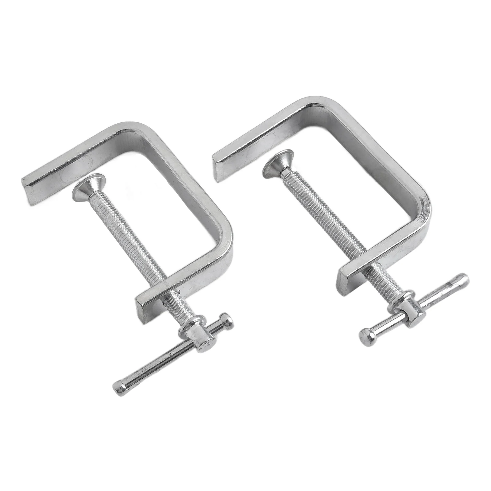 Alloy Clamps Spare Parts Stone Slabs Metal Plastic Slabs Replacement Silver Smooth 2pcs Wood Alloy Steel Practical