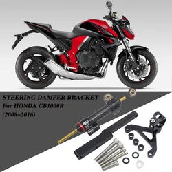 Motorcycle Steering Damper Mount Bracket Support Kit For Honda CB1000R CB 1000R 1000 R 2008 - 2016 2010 2011 2012 2013 2014 2015