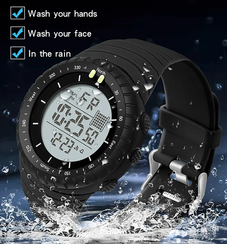 Sanda جديد Herren uhren الرياضة في الهواء الطلق العسكرية Digitaluhr wasserdichte Armbanduhr fazer Herren uhr Relogio Masculino
