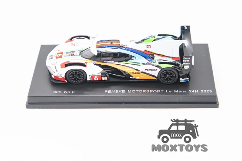 Spark 1:64 963 PENSKE MOTORSPORT Le Mans 24H 2023 nr 5 / nr 6 / nr 75 Racing Diecast Model samochodu