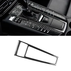 Gear Panel Decoration Cover Trim Sticker for Porsche MACAN 2014 2015 2016 2017 2018 2019 2020 2021 Car Accessories