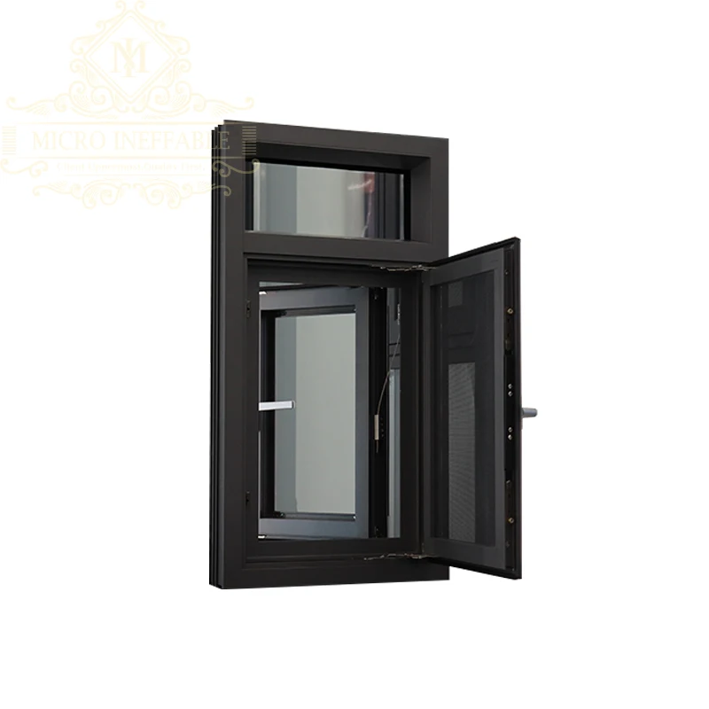 Superior Quality Simple Design Double Glazed Aluminum Aluminum Casement Windows