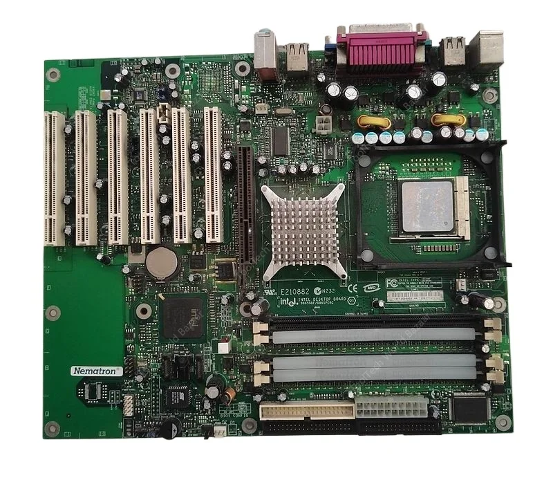 D865GBF/D865PERC 865 6PCI industrial control monitoring main board does not integrate network interface card