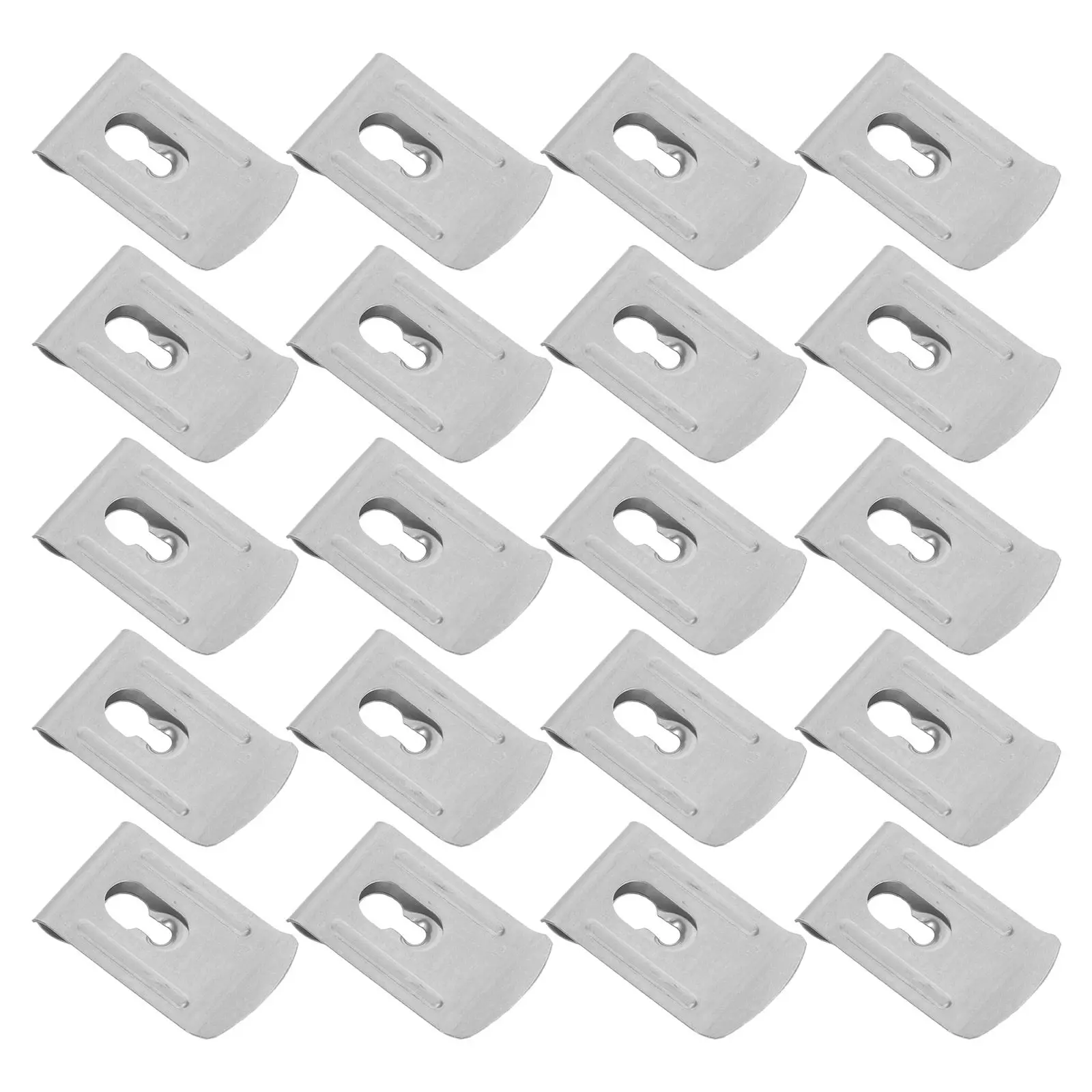 20Pcs Tape Measure Clip Stainless Steel Belt Holder Replacement Buckles Ergonomic Work Belt Tape Holder for Carpenters