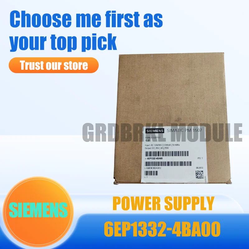 

Brand New Original SIEMENS 6EP1332-4BA00 6EP1 332-4BA00 24V/2.5A Power Supply Module