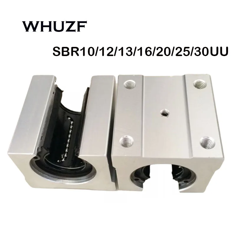 

2/4 шт. SBR10UU SBR12UU SBR16UU SBR20UU SBR25UU SBR30LU линейный блок шарикоподшипников для фрезерного станка с ЧПУ SBR линейная направляющая линейный привод