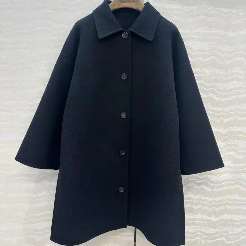 

Autumn and winter new women's coat, high-quality wool and cashmere elegant coat jacket