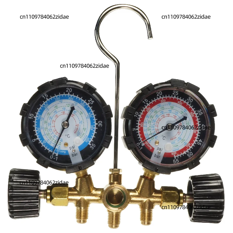 For AC Diagnostic Manifold Gauge Set R134a Refrigerant Pressure Gauge for Car Air Conditioning Freon Charging Tool