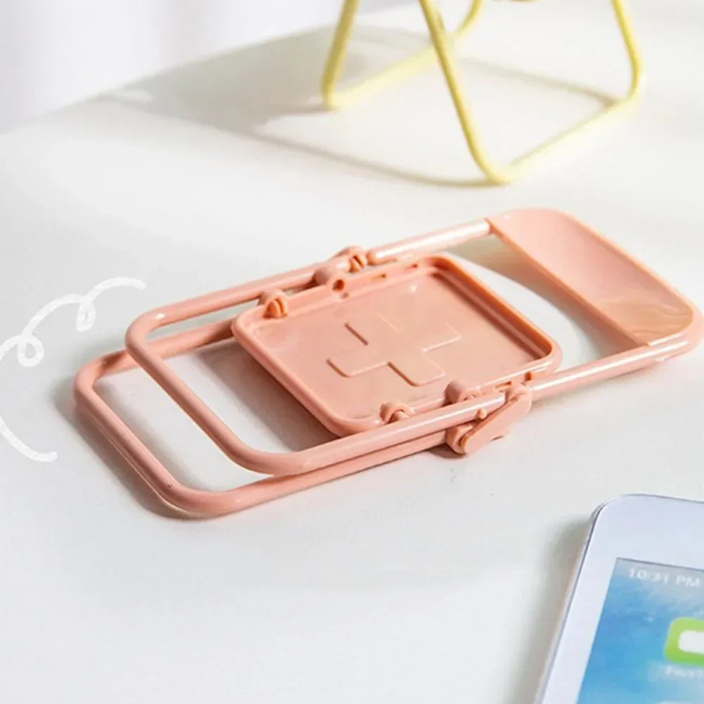 2024 New Mini Cell Phone Stand Universal Chair Desktop Mobile Phone Tablet Holder Folding Convenient Cute Phone Accessories image 5