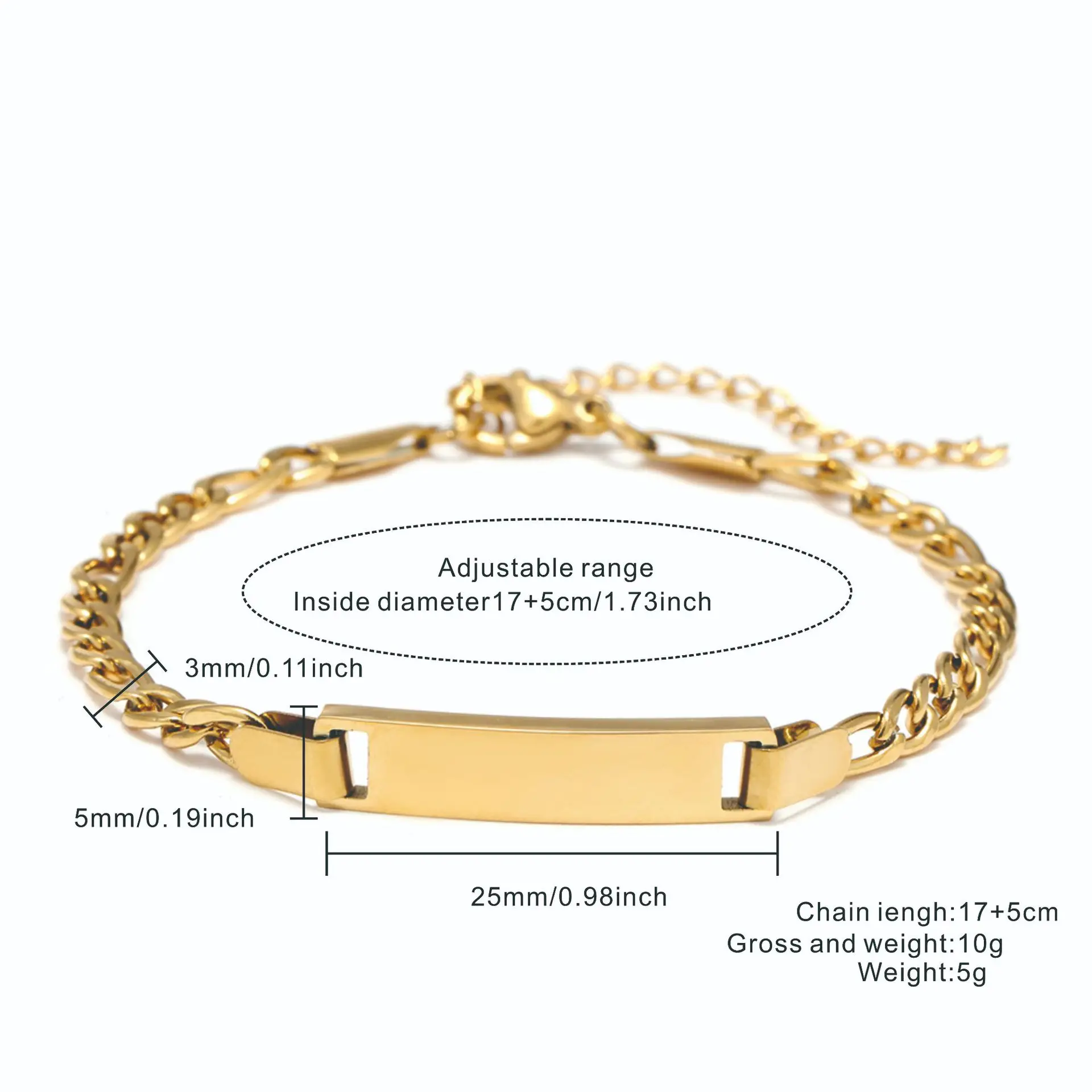 Stainless Steel Adjustable Charm Bracelet Memorial Bracelets Beloved Baby Jewelry Christmas Birthday Jewelry Gifts