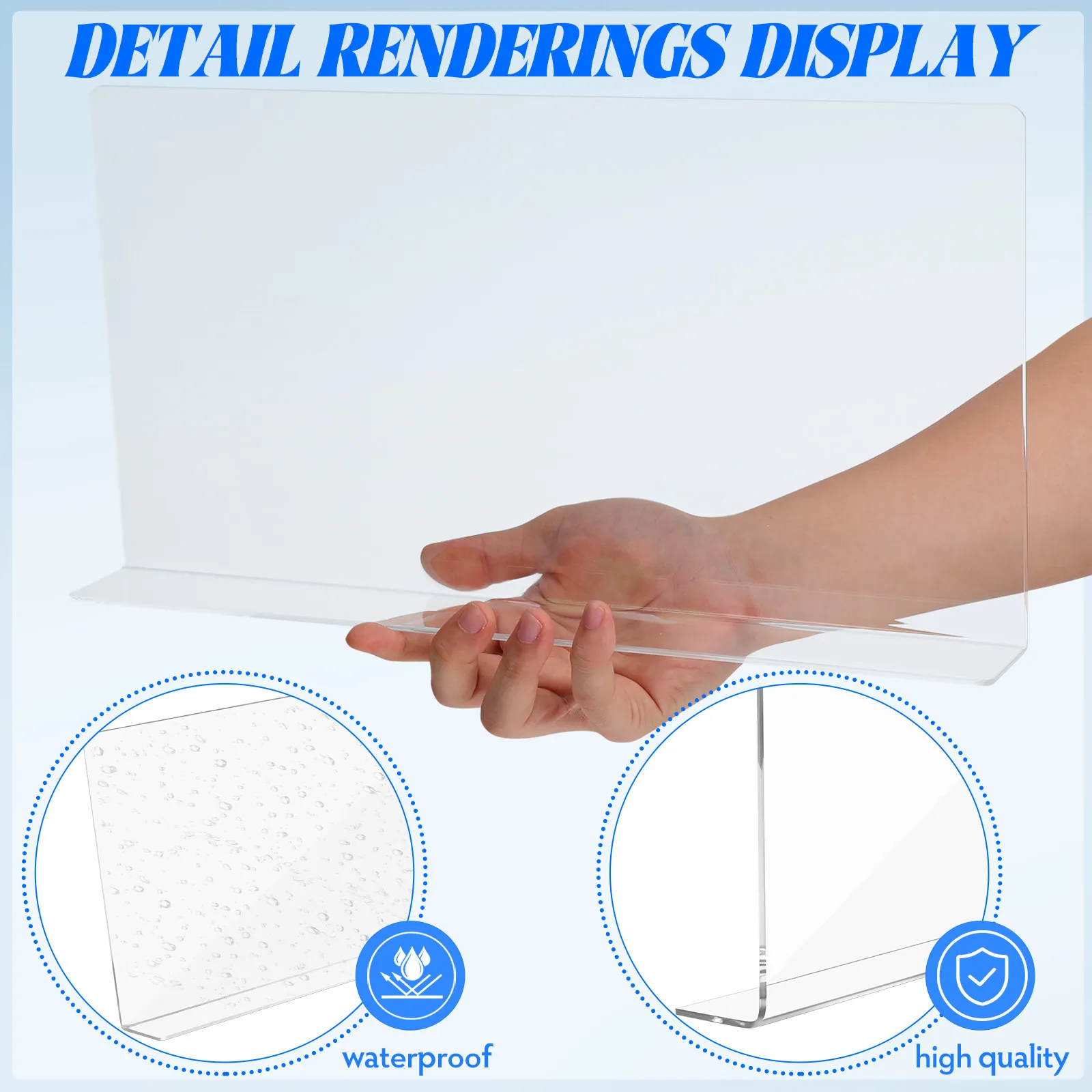 

Kitchen Sink Splash Guard L Acrylic Anti-Splashing Baffle Board for Sink Bathtub Water Protection Anti-Splashing Guard