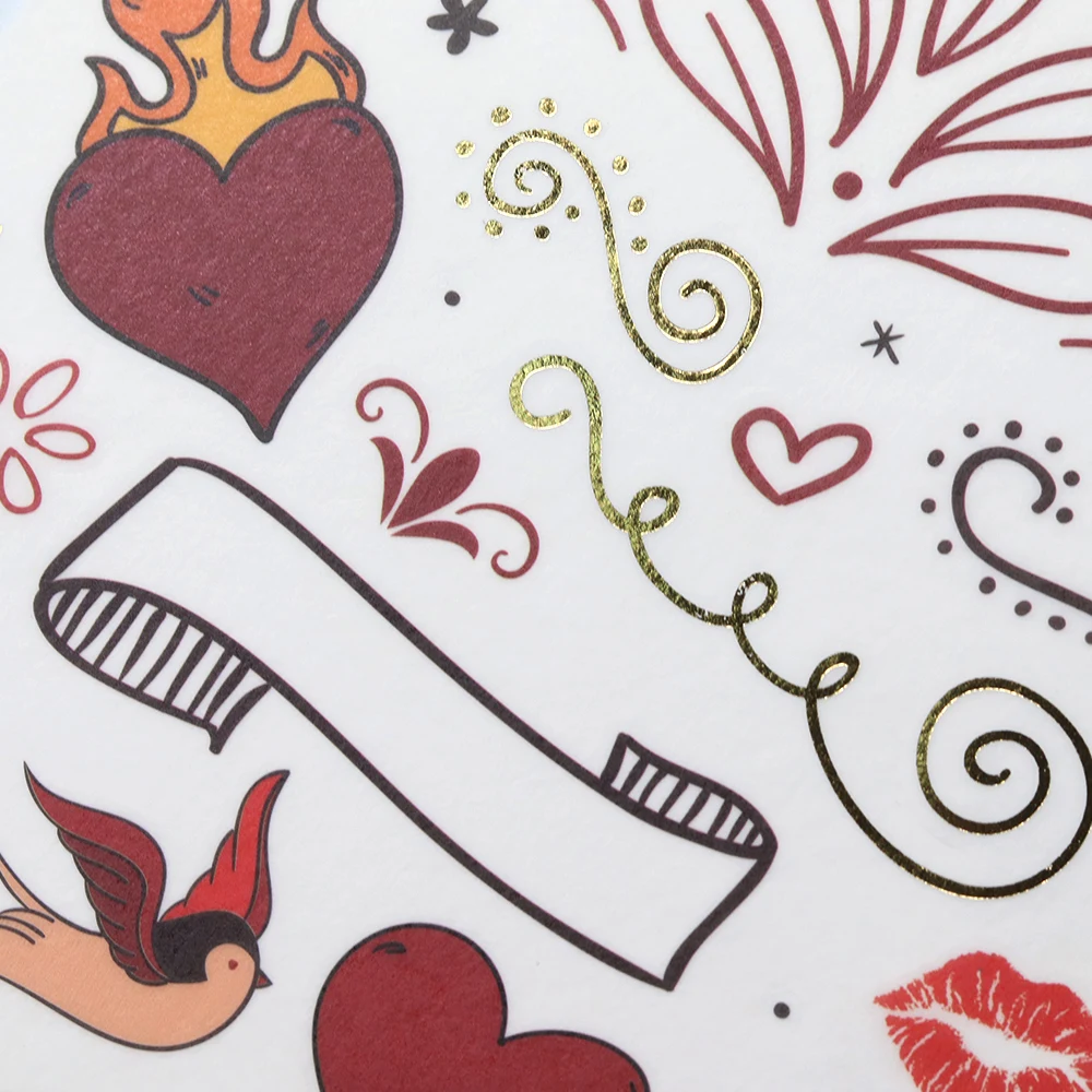 Creative Path Vintage Goldfolien-Washi-Aufkleberbögen, Rosen-Diamant-Deko-Aufkleber für Scrapbooking, Journaling, Planer, Kartenherstellung – Detail 10