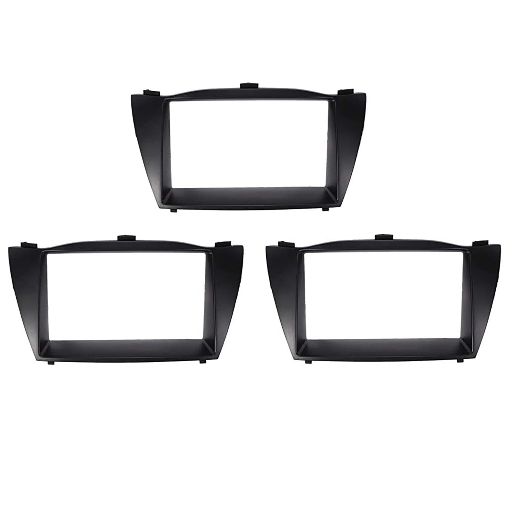 

G9-3X Double Din Car Radio Fascia Trim Kit Install Frame DVD Panel Stereo Interface For HYUNDAI TUCSON IX35 2010+ 178X102mm