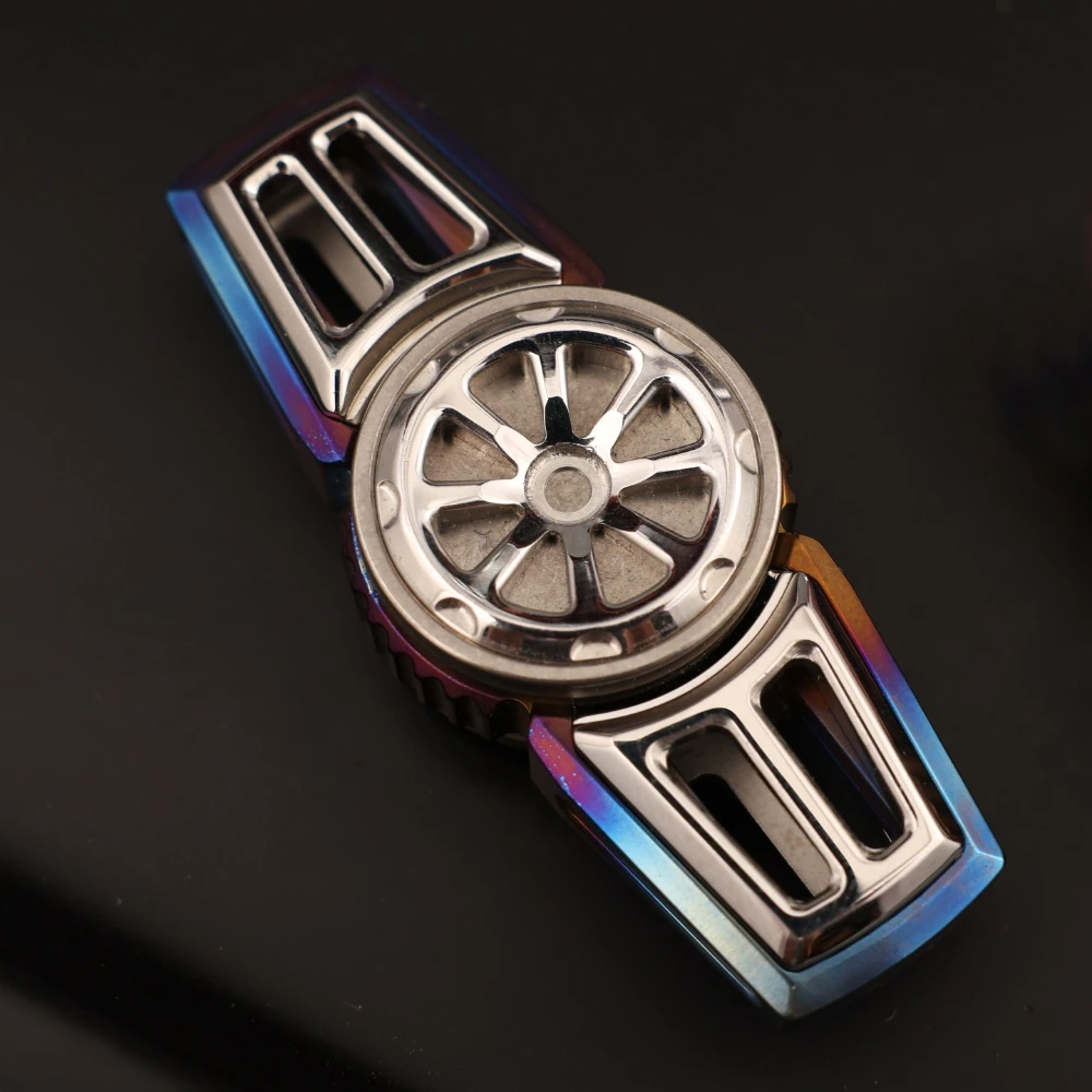 CHIMAGO EDC Reverse Flash Zwei-Blatt Fidget Spinner Stress Relief Spielzeug Original Designs Gyro Fidget Spielzeug Erwachsene Metall