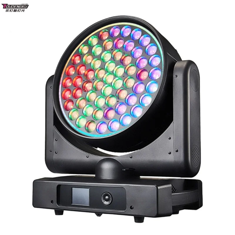 

2 шт., сценический светодиодный луч с зумом, движущиеся головки, 61 x 30 Вт, светодиодный светильник RGBW Helios с эффектом мытья подвижной головки