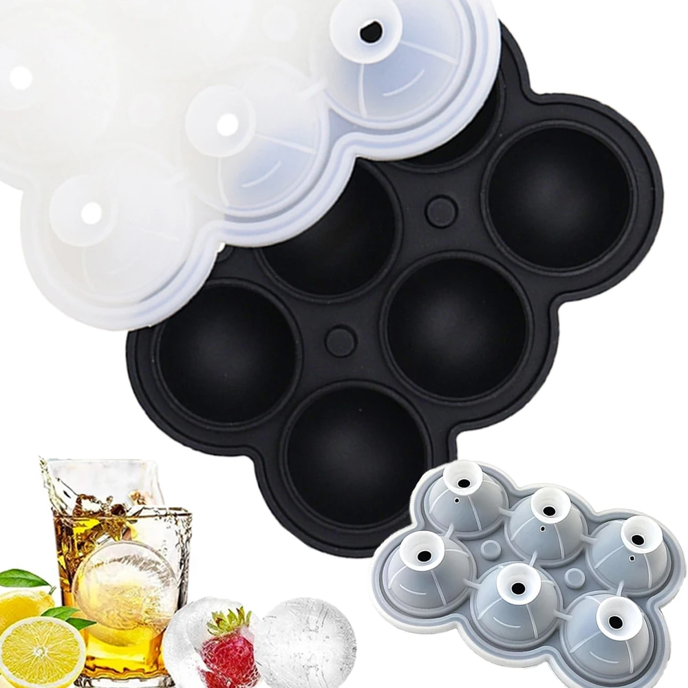 

Silicone Ice Ball Maker Mold for Whiskey Cocktail Bar Tools Ball Popsicle Ice Cube Tray 6 Grids Ice Ball Maker Kitchen Gargets