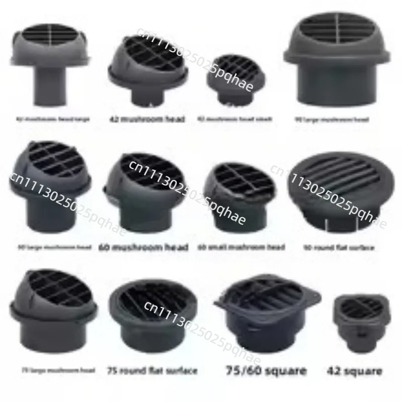 For 42/50/60/75/76/90mm Air Vent Ducting T/Y/L Type Elbow Pipe Outlet Exhaust Connector Joiner  Parking Heater Part 1pc