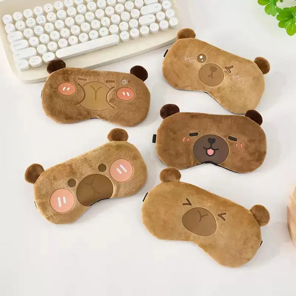 

1PC Eye Mask for Sleeping Eye Cover With Elastic Band Cartoon Eye Shade Men Women Kids Travel Nap Sleeping Blackout Dropshipping