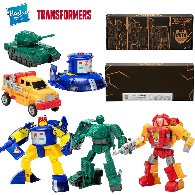 Hasbro Transformers Legacy United Go-Bot Pathfinder Smallfoot Treds 3-Pack Deluxe Class Original Action Figure Model Toy Gift