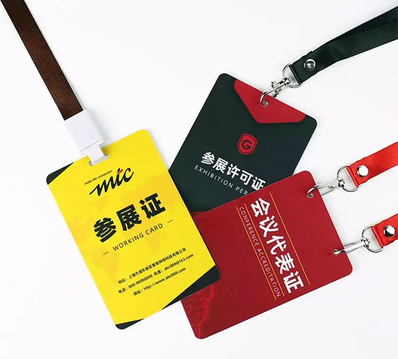 Custom Printed 1mm Waterproof Thick PVC ID Cards Durable Company Work Name Business Cards Wholesale 1-1000Pcs Customized Cards