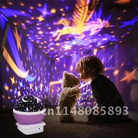 

Projection Lamp for Children Baby Bedroom Gifts LED Starry Night Light Projector Star Master Light Moon Sky Rotating Romantic