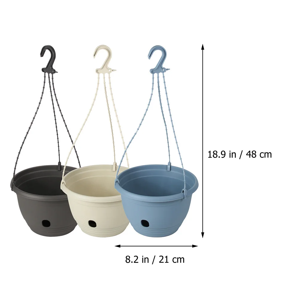 

3Pcs Premium Hanging Planter Baskets for Plants Outdoor Indoor Wall Mount Garden Decor Hanging Baskets,hanging Planter