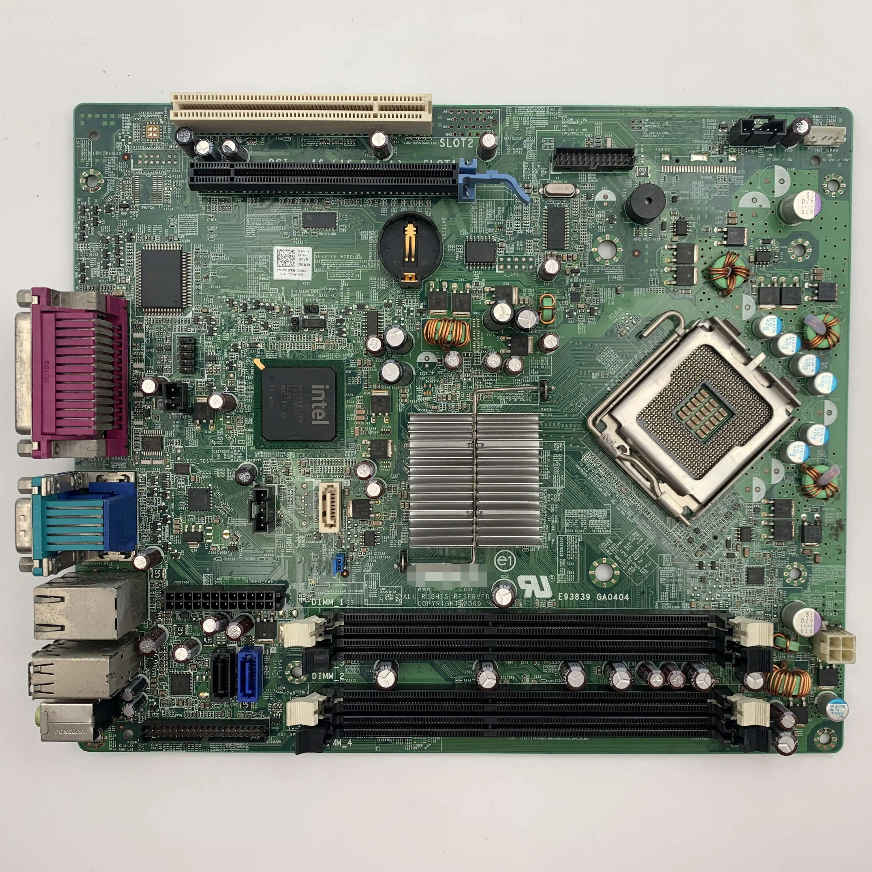 100% working for DELL OptiPlex 780 motherboard Q45 DDR3 SFF small board 91WRN 3NVJ6