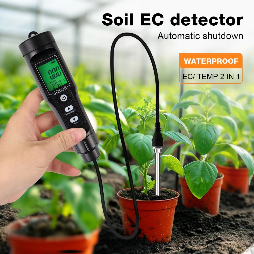 เครื่องตรวจวัดค่า EC/อุณหภูมิใ - Soil Test Digital บทวิจารณ์และราคา