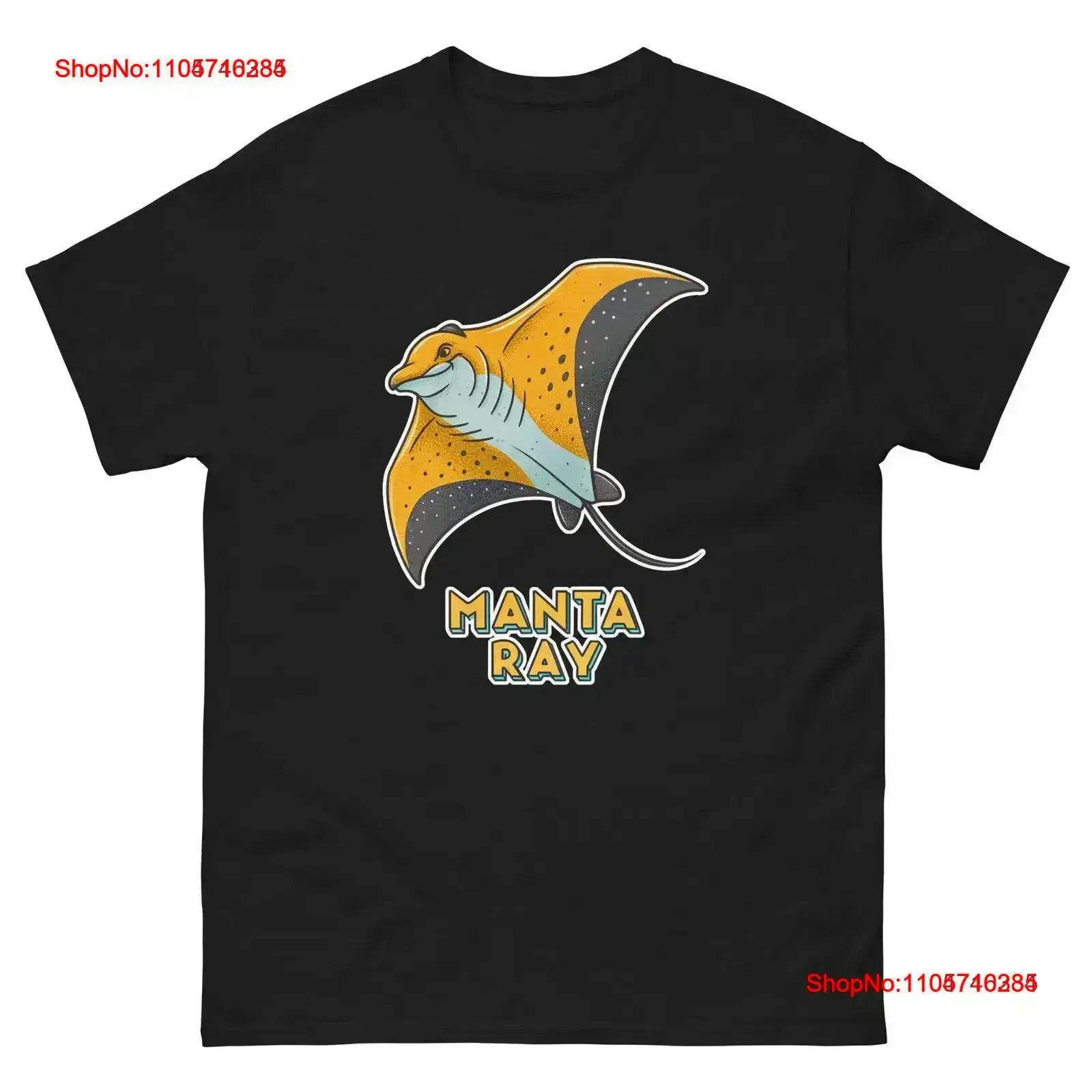 Manta Ray Animal Nature Wonderful Amazing T Shirt vintage Washed Breathable Slightly homme Stylish Casual Comfortable fashion