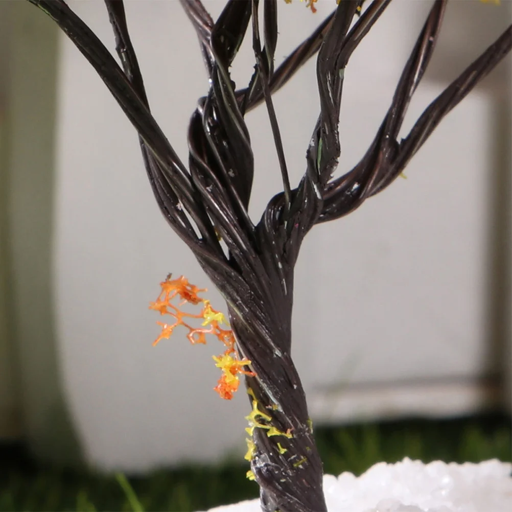 

10Pcs Miniature Simulation Tree Ornaments Creative Micro Landscape DIY Succulent Plant Decoration Accessories Mini Tree Ornament