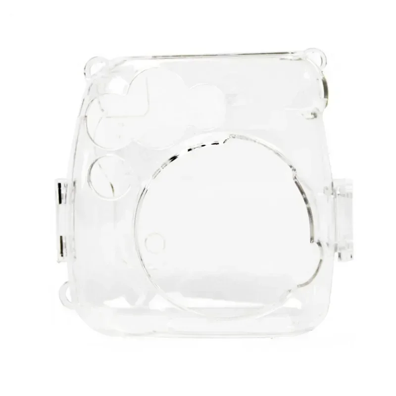 Crystal Camera Case for Fujifilm Instax Mini 8/8+/9 Transparent Instant Camera Cover Bag with Strap for Instax Mini 9/8/8+