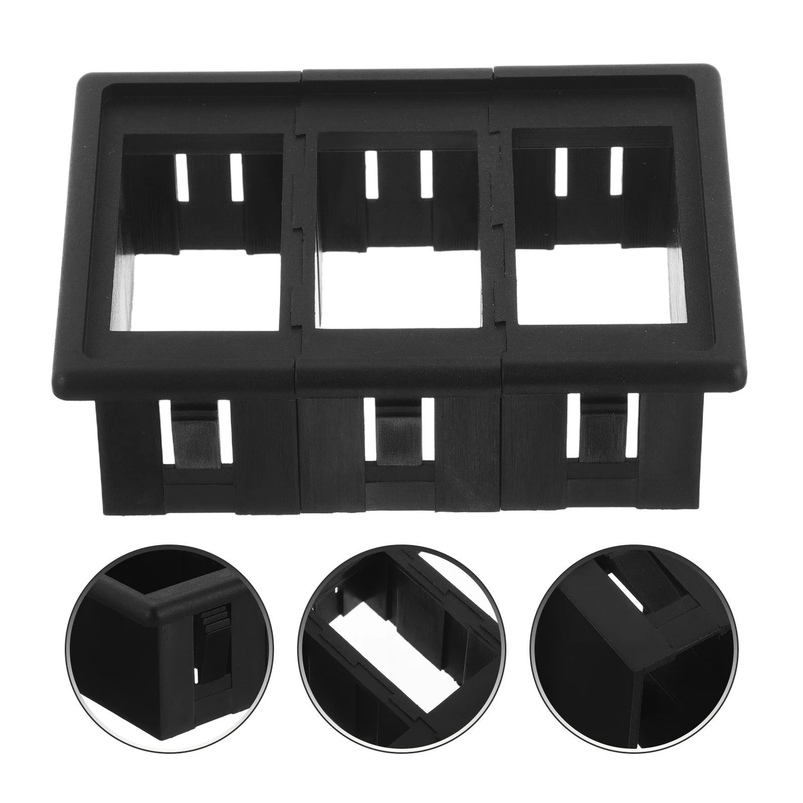 

Rocker Panel Mount Housing For Car Boat Dashboard Abs Waterproof Automotive Frame Mounting Bracket Yacht Switch Assembly