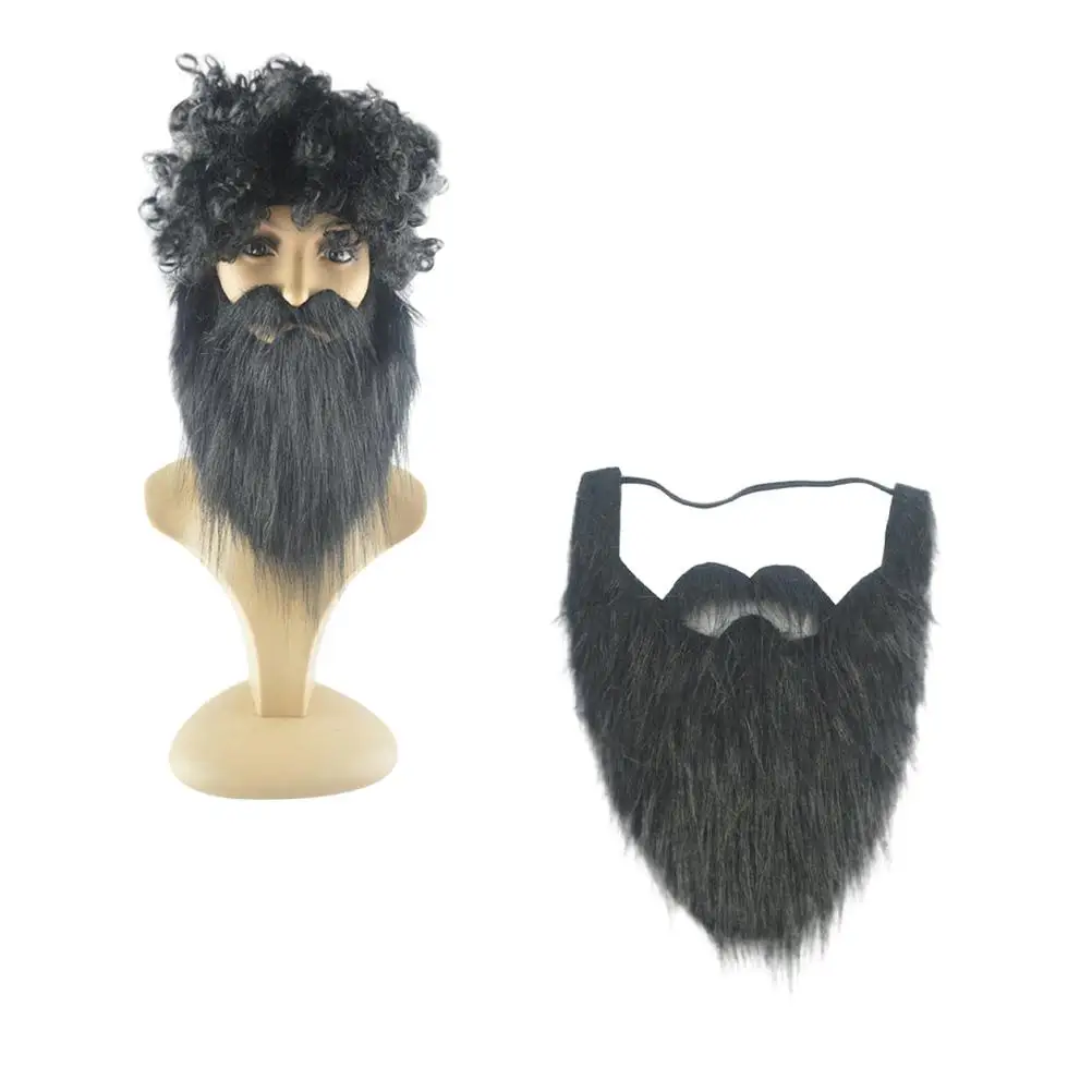 Self Adhesive Mustache False Beards Cosplay Simulation Halloween Costumes for Adults