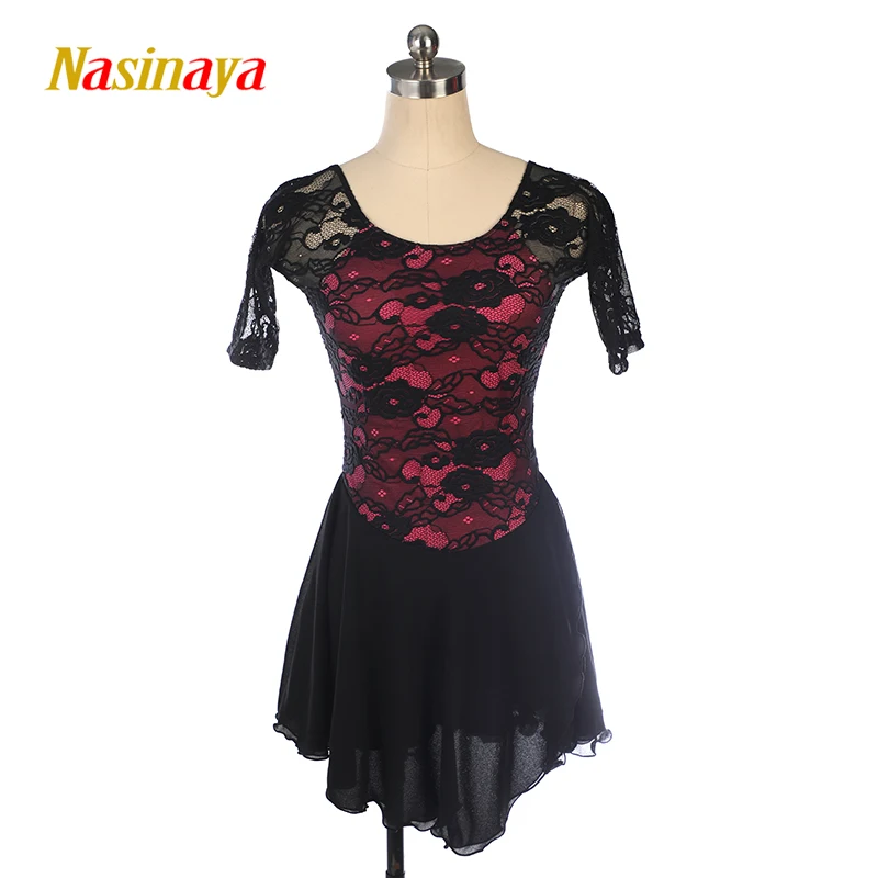 Rhythmic Gymnastics Performance Nasinaya Figure Skating Competition Training Women's Dress Children's Lace Long Dress view 3